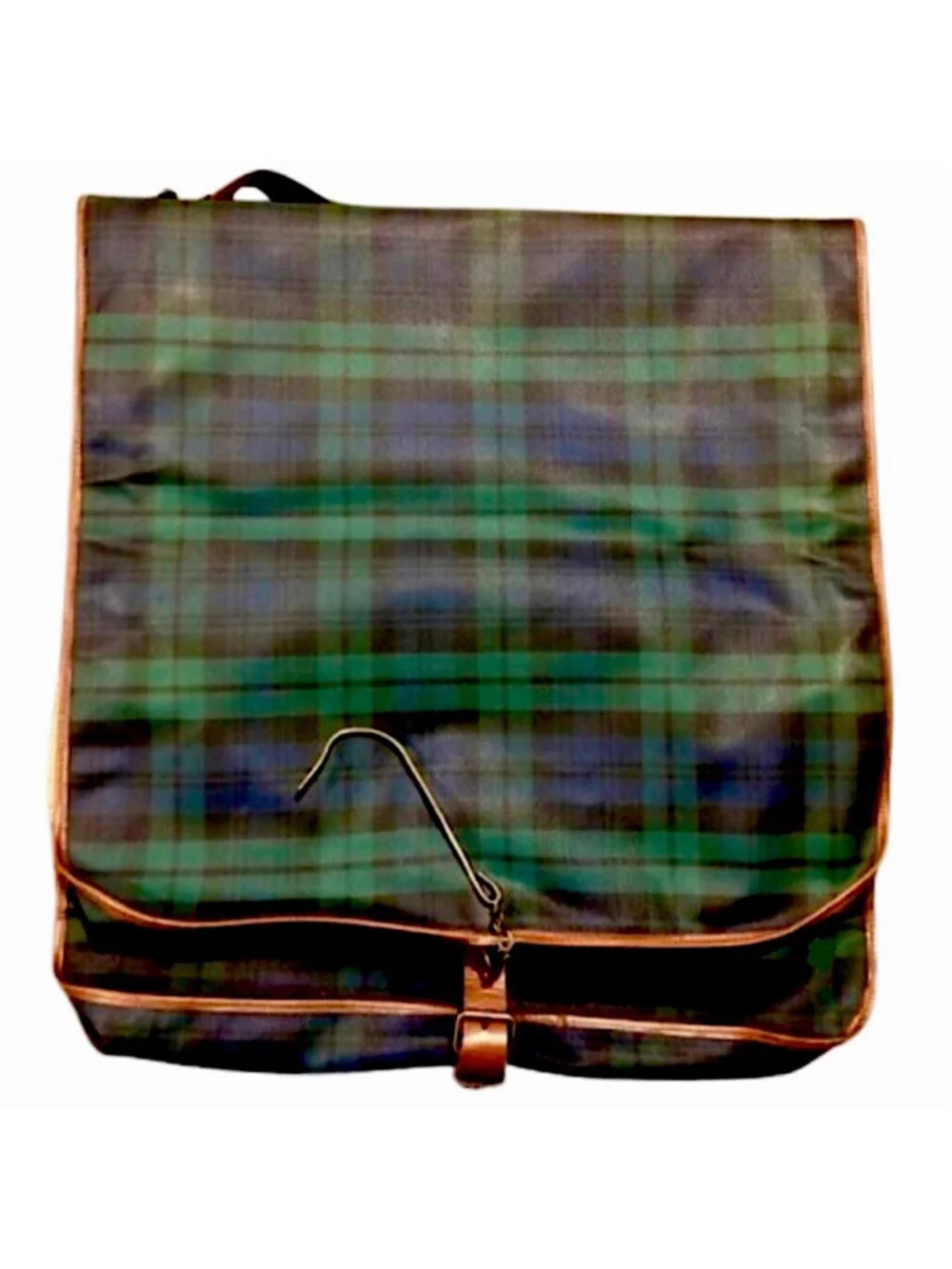 Vintage RALPH LAUREN Black Watch Hanging Valet Clothing Garment Bag